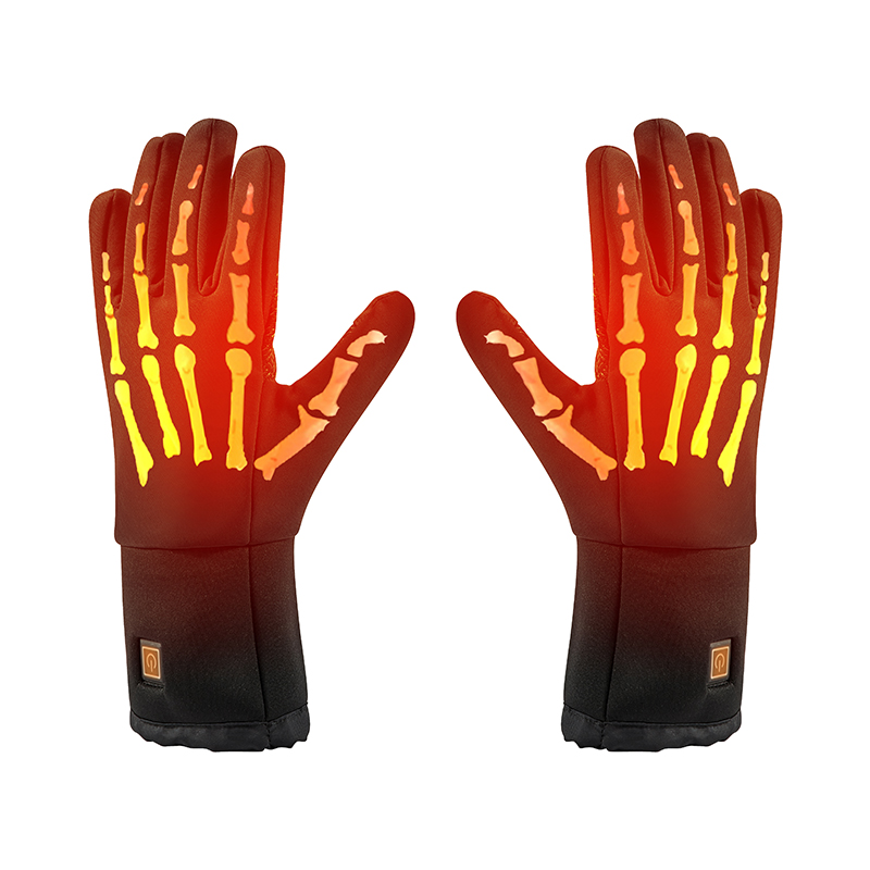 Elektrické vodotěsné teplé rukavice pro lyžování,nastavitelná teplota topných rukavic pro muže \\\\ t
