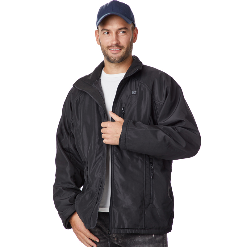 Nový styl vyhřívaný bunda pro muže, ležérní kabát pro zimnínošení