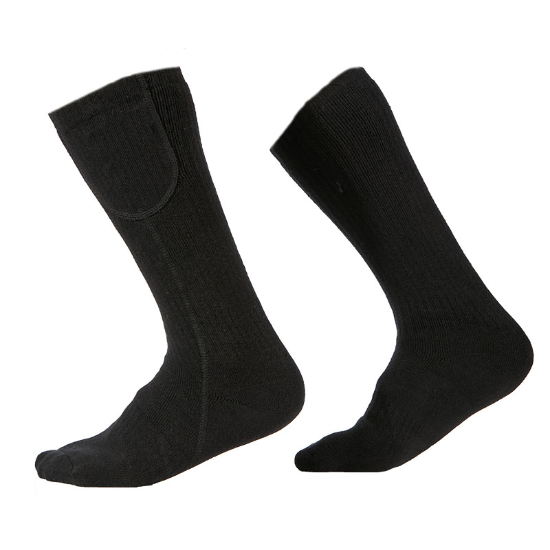 Populární vyhřívané ponožky pro muže ženy, dobíjecí elektrické baterie tepelné ponožky