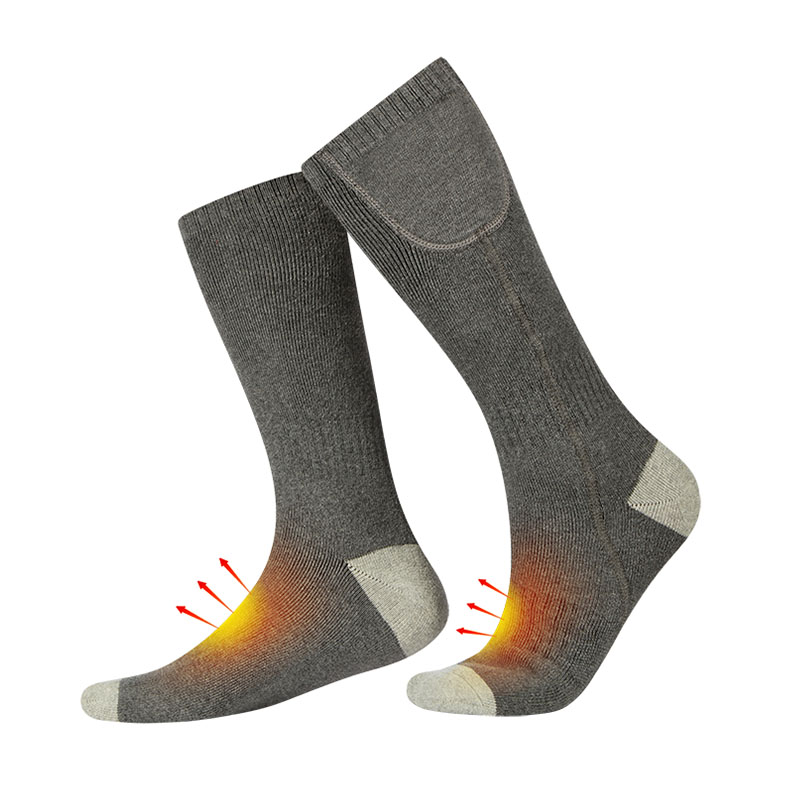 Vyhřívané turistické ponožky pro clod počasí, dobíjecí teple baterie pro chronicky studenénohy
